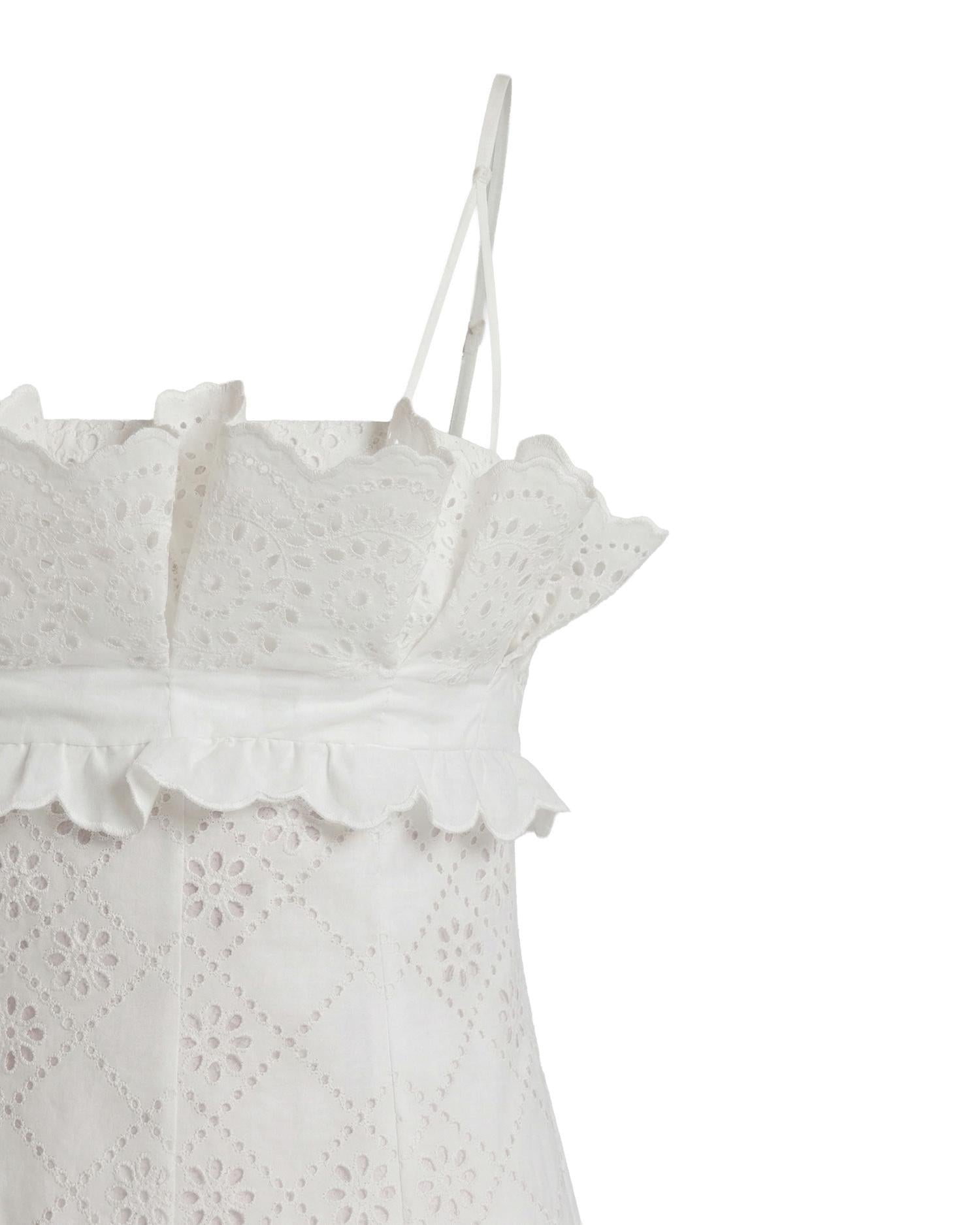 Abito midi in pizzo Sangallo A04451622 0002 ALBERTA FERRETTI 