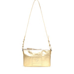Borsa a tracolla in pelle con logo 73BP9VT03 LOLLI POPPOP GOLD V° 73 