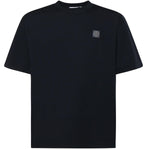 T-shirt con patch Compass in jersey di cotone L1S152100027 S0013V0020 STONE ISLAND 