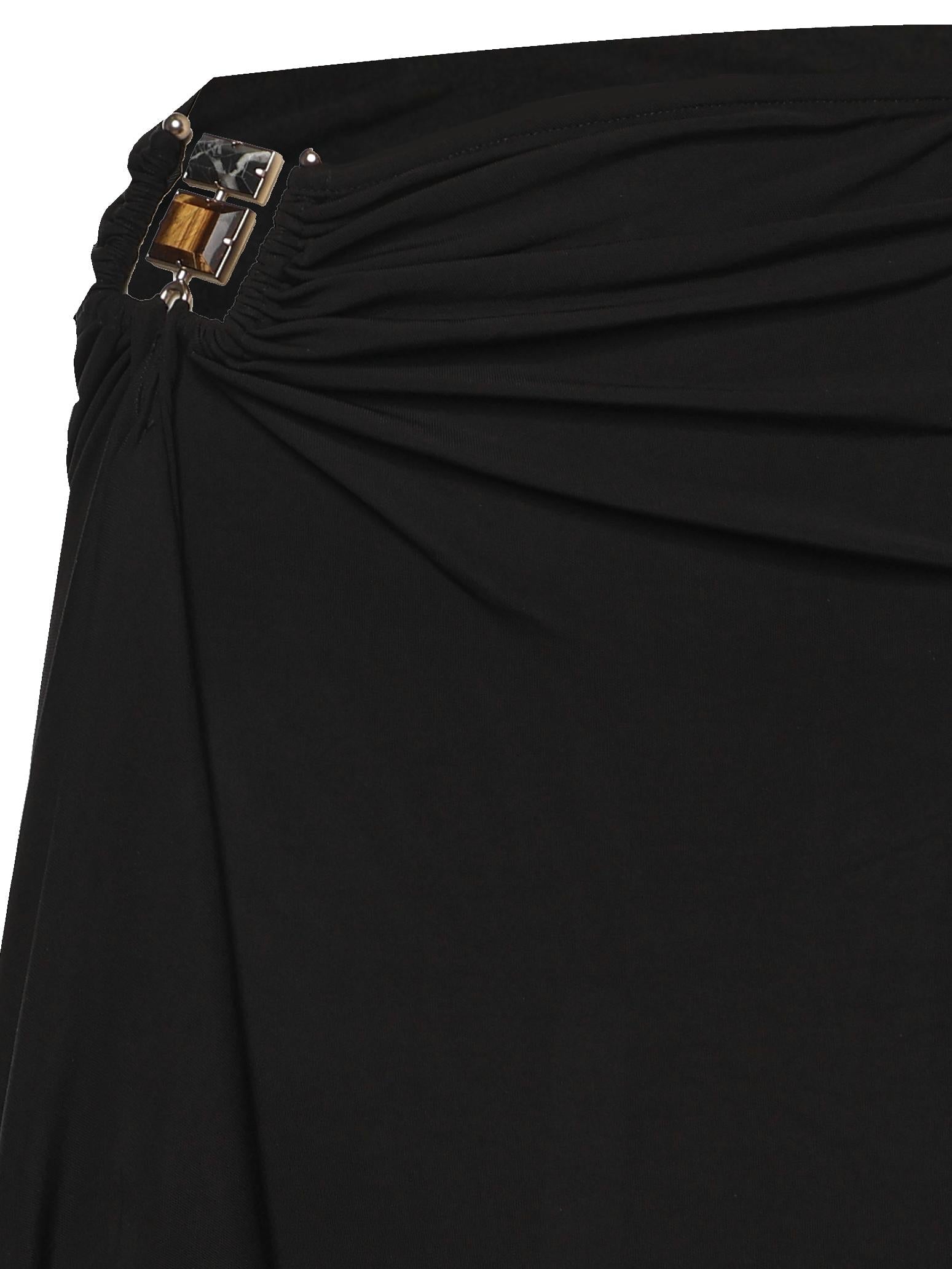 Gonna lunga Bezel in jersey 26014746 BLACK CHRISTOPHER ESBER 