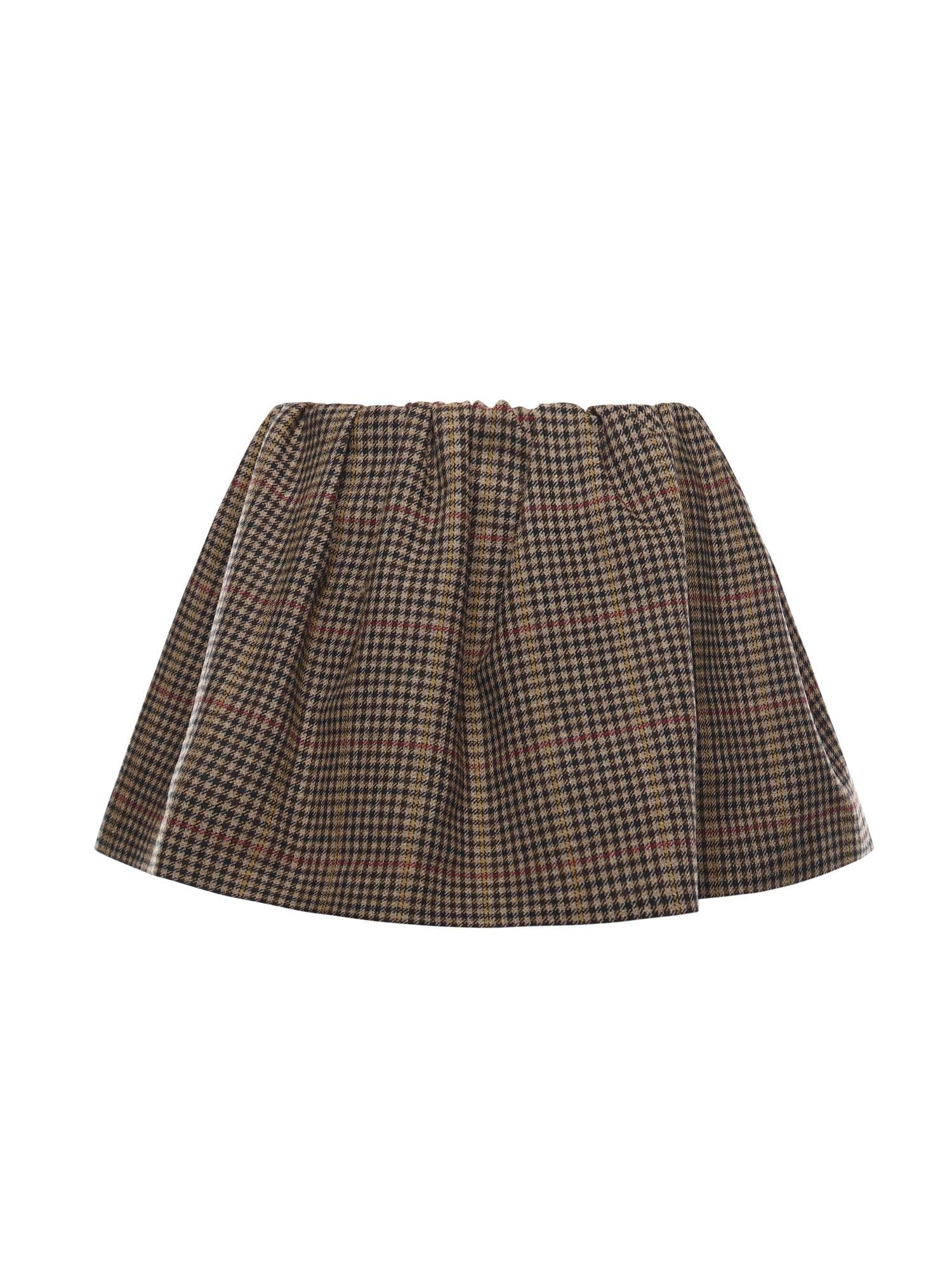 Minigonna in lana MG2594 181JF0040 MIU MIU 