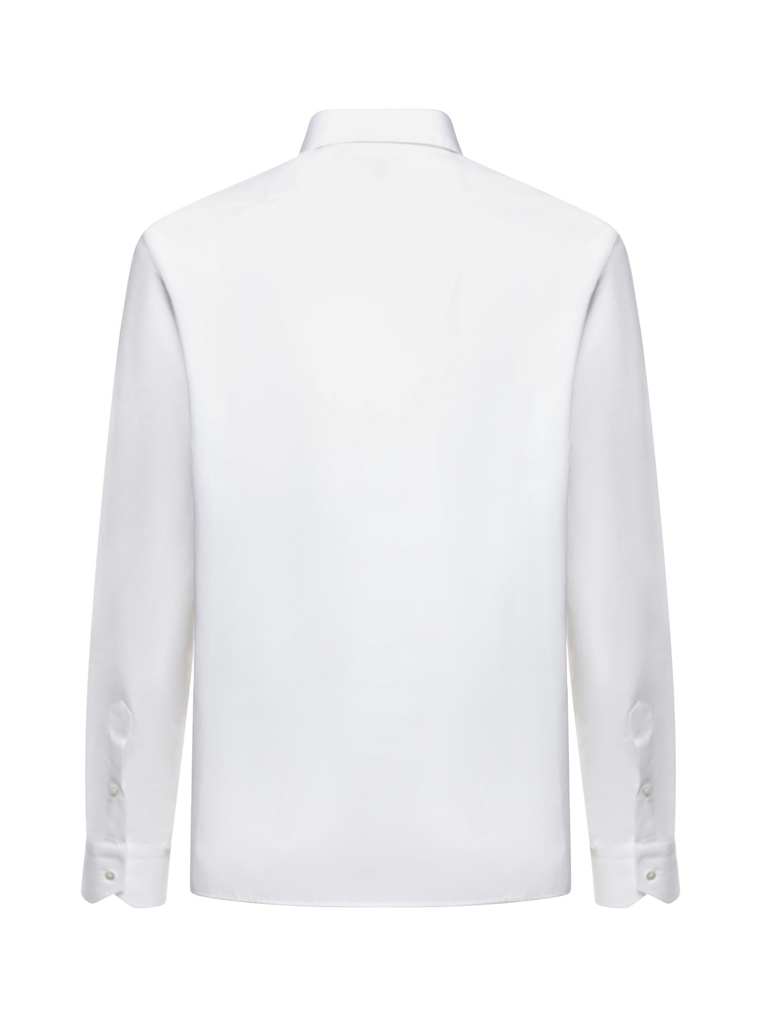 Camicia in cotone con logo FS1098 AN08F0QA0 FENDI 