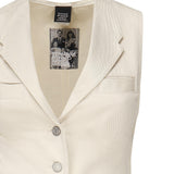 Gilet in drill di cotone 105072 A2JOC21 PINKO 