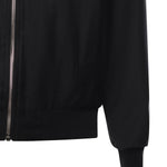 Giacca bomber Steve in lana<BR/> STEVE NERO/NERO GIULIANO GALIANO 