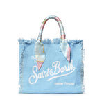 Borsa Vanity in canvas con twill removibile VANI045 09250L MC2 SAINT BARTH 