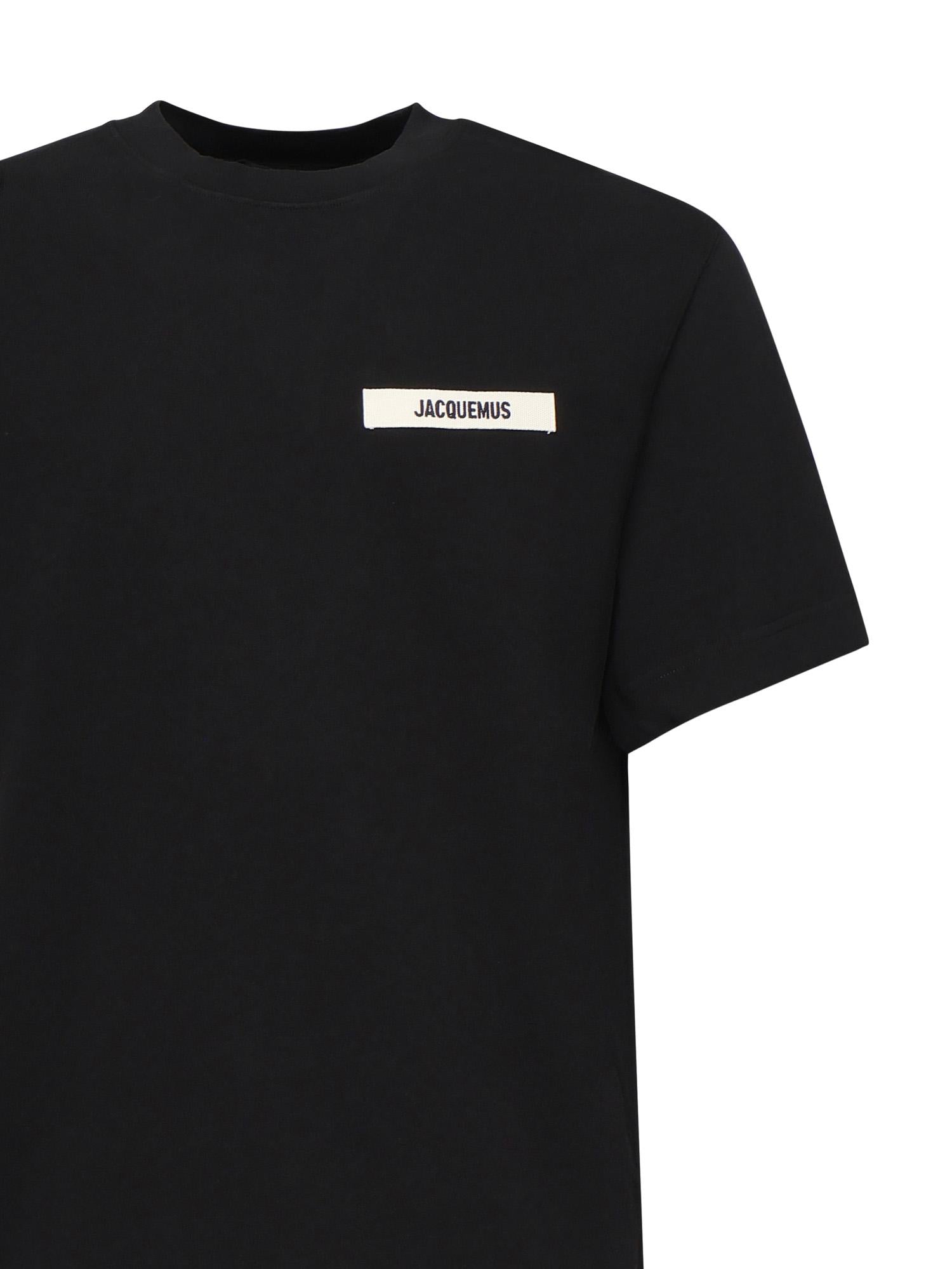 T-shirt le t-shirt gros-grain 25HTSM00133AJ00226 990 JACQUEMUS 