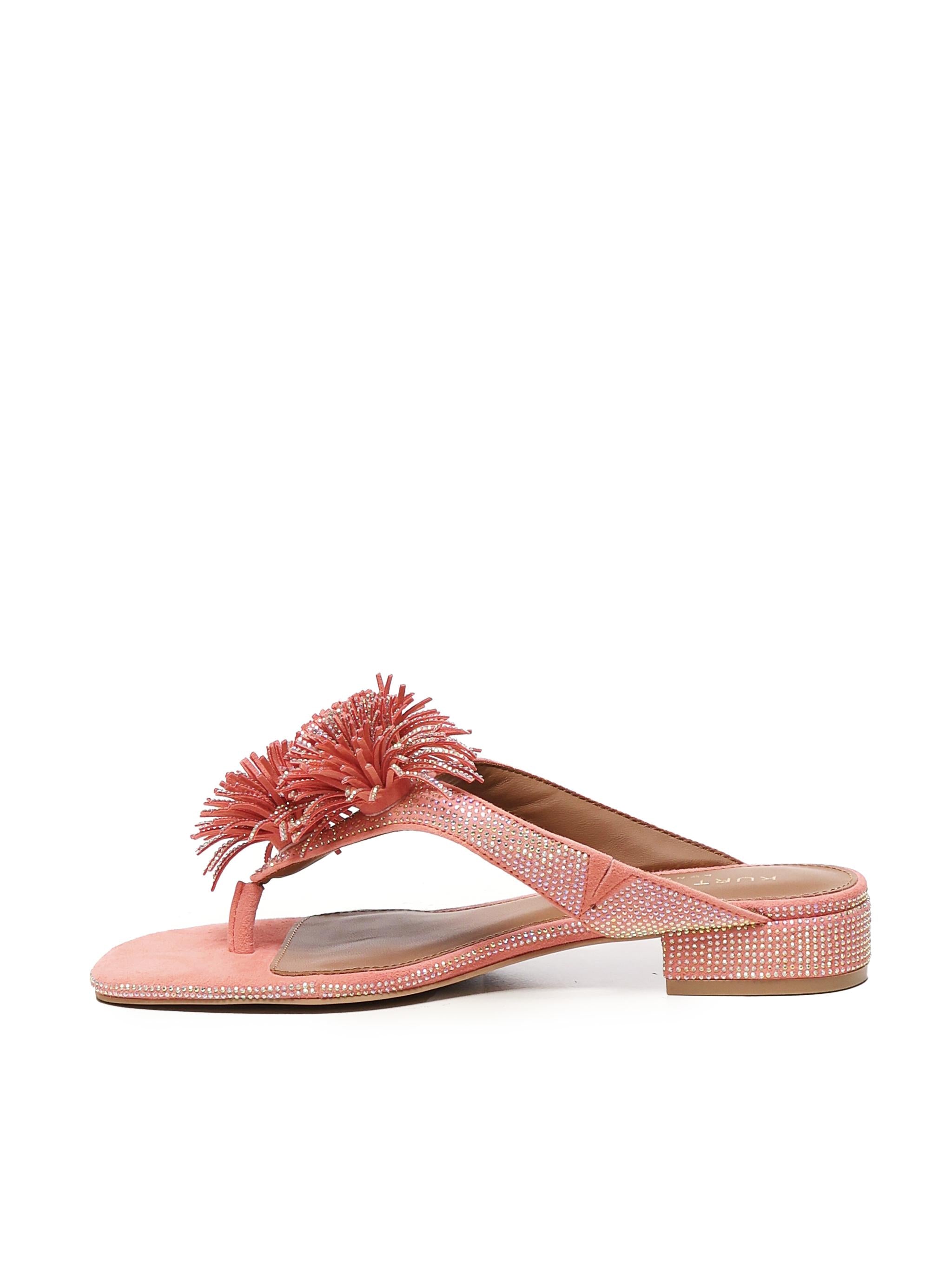 Infradito con pompon 4365596209 PEACH KURT GEIGER 