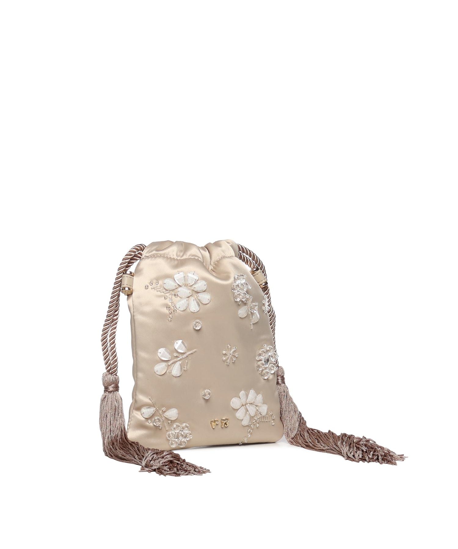 Mini bag Kayla con logo 73BS9MZ04 KAYLACHAMPAGNE V° 73 