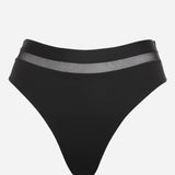 Slip bikini a vita alta con applicazione logo pe 2021 FS84L0 -F0009 FISICO 