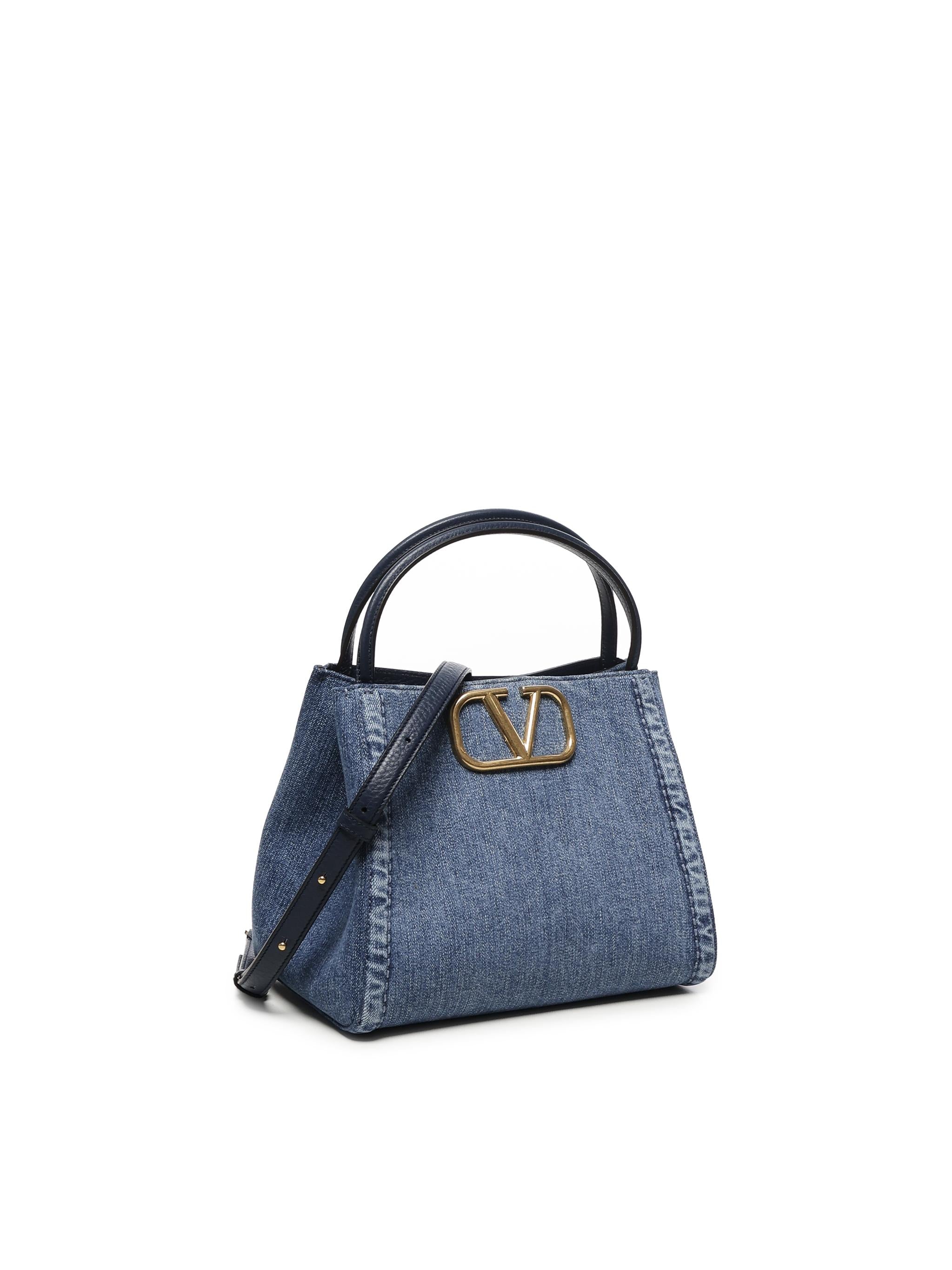 Borsa medium All time in denim 6W2B0R21 XEYQNS VALENTINO GARAVANI 