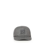 Baseball cap in lana e cashmere FXQ768 AYK2F0COK FENDI 