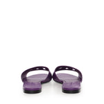 Slide in pelle di vitello e logo CQ0436 AY3298H438 DOLCE & GABBANA 