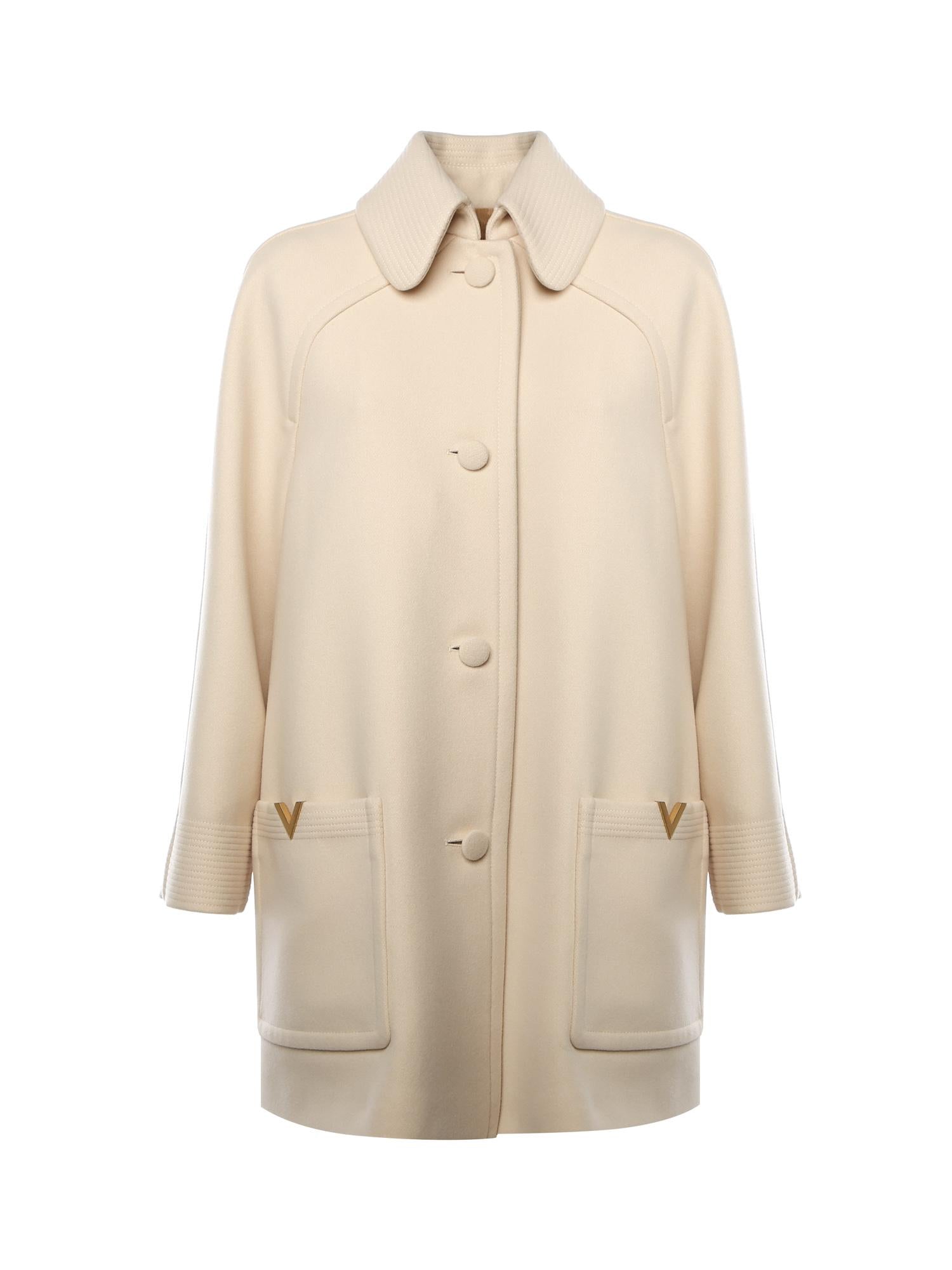 Caban in Wool Drap 7B0CA3Z7 9UKET5 VALENTINO GARAVANI 