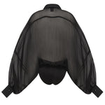 Body in chiffon e popeline 105571 A2VNZ99 PINKO 