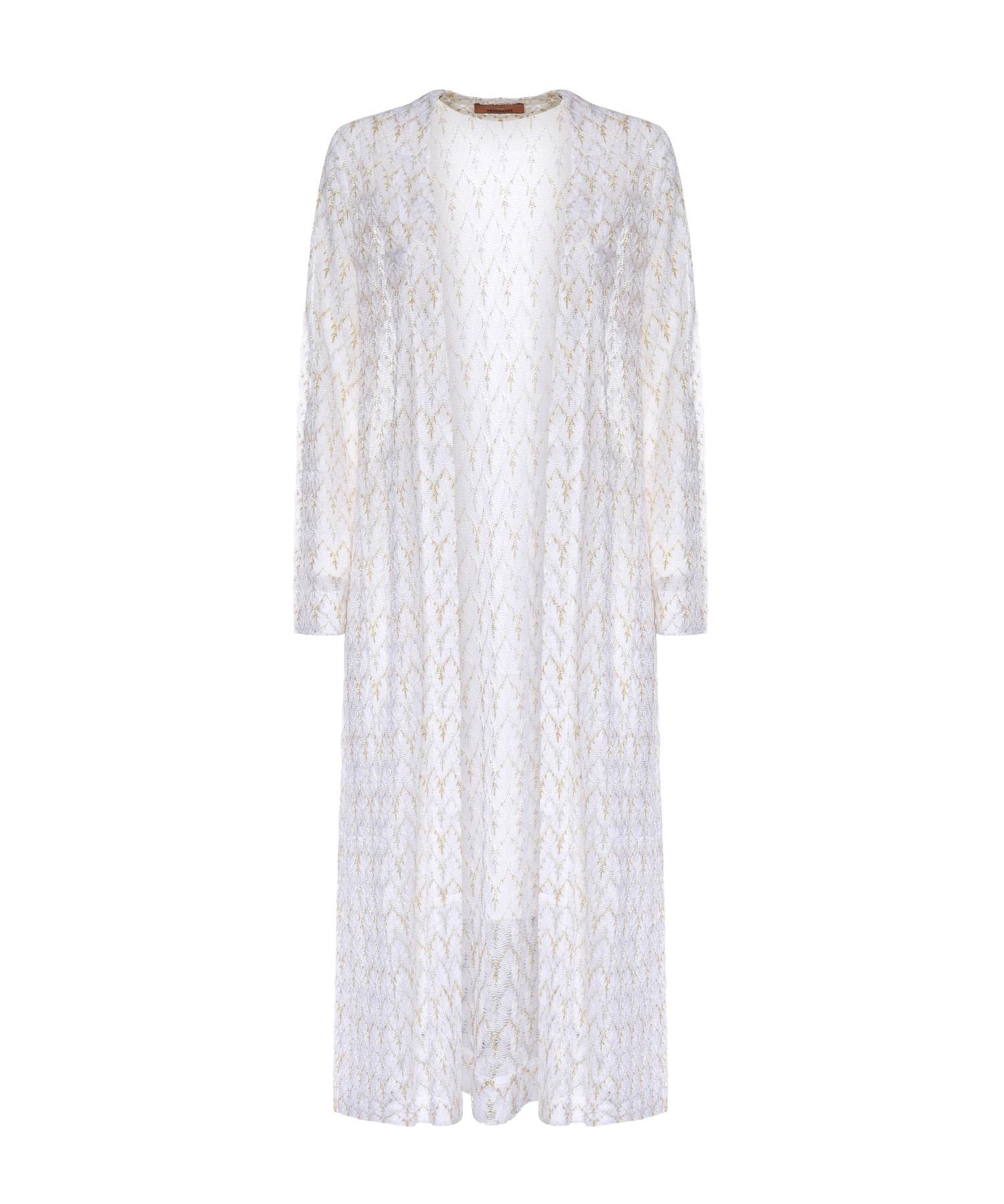 Cardigan lungo in viscosa lamé DS26SM0T BR015XS01LI MISSONI 