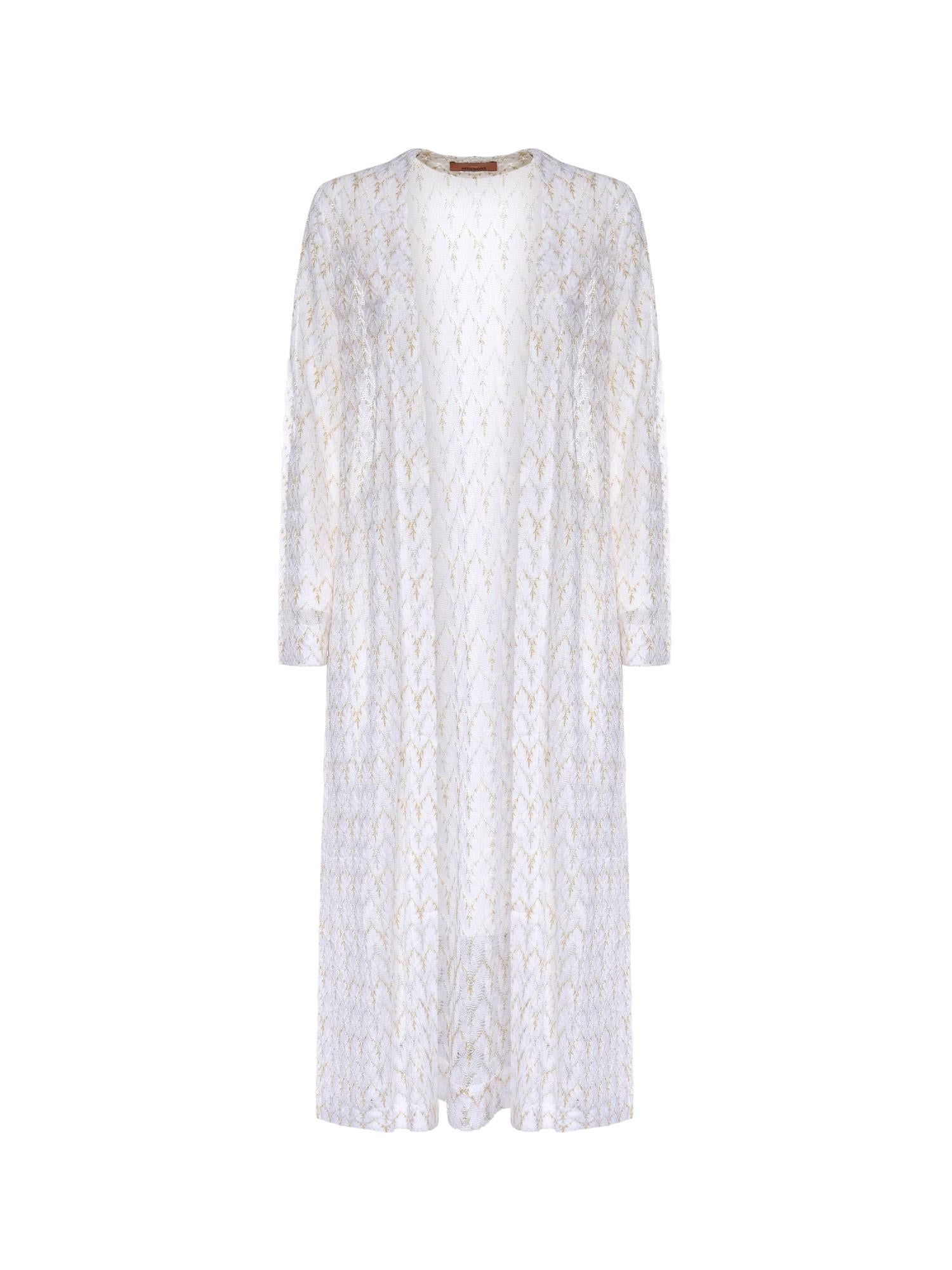Cardigan lungo in viscosa lamé DS26SM0T BR015XS01LI MISSONI 