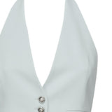 Gilet corto in cady tecnico 104931 A213E28 PINKO 