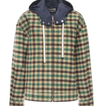 Blouson check con logo ML1268 175XF04QG MIU MIU 