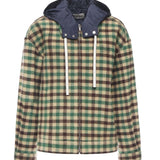 Blouson check con logo ML1268 175XF04QG MIU MIU 