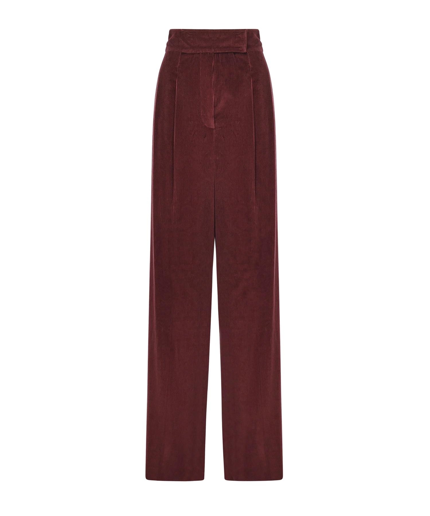 Pantalone wide leg in velluto 2521136393600 006 MAX MARA 