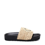 Slippers Elyse in gomma e rafia 810387 AFACL08536 STELLA McCARTNEY 