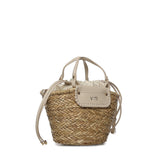 Mini bag Vanna con logo 73BS9N202 VANNAOFF WHITE/NATURALE V° 73 