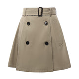 Minigonna trench in gabardine di cotone 8116006 C2247 BURBERRY 
