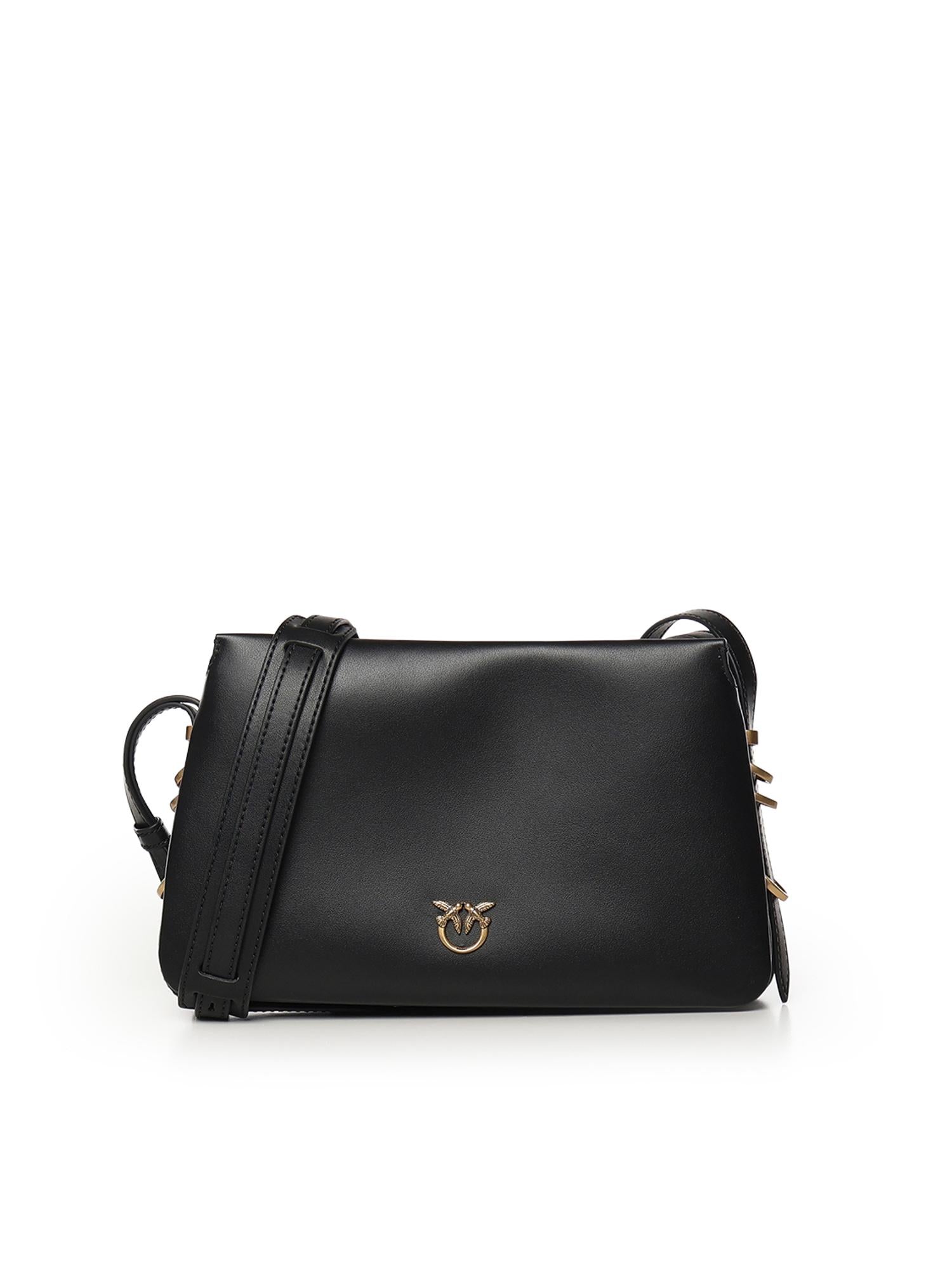 Borsa a tracolla Mini One, Two, Three Bag in pelle 105883 A0QOZ99Q PINKO 