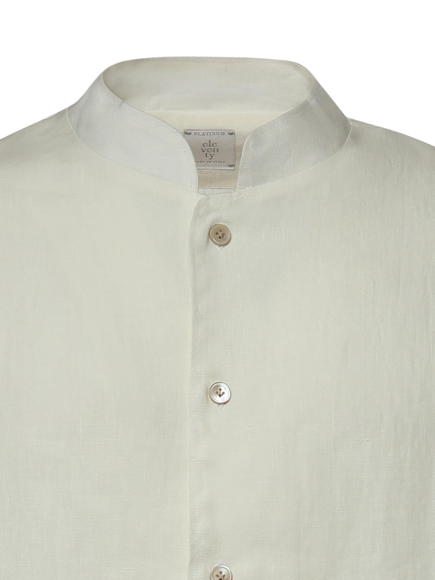 Camicia in lino M75CAMM05TES0I139 01NN ELEVENTY 