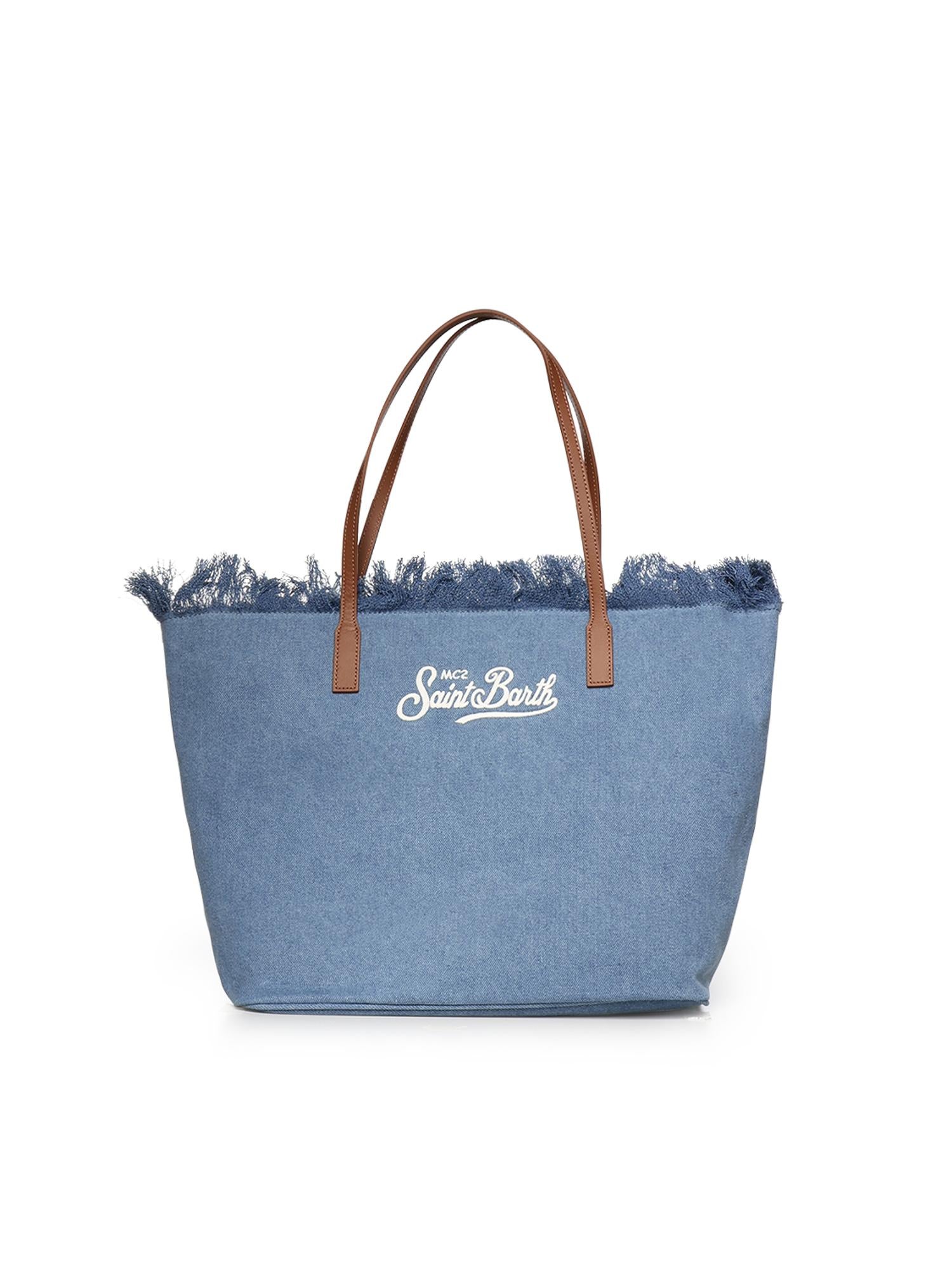 Borsa City in canvas CBF0001 00436L MC2 SAINT BARTH 