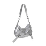 Borsa a spalla Y2K.001 FBBP70001LAM -ARGENTO/NICKEL BIASIA 
