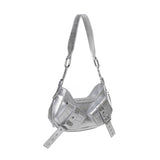 Borsa a spalla Y2K.001 FBBP70001LAM -ARGENTO/NICKEL BIASIA 