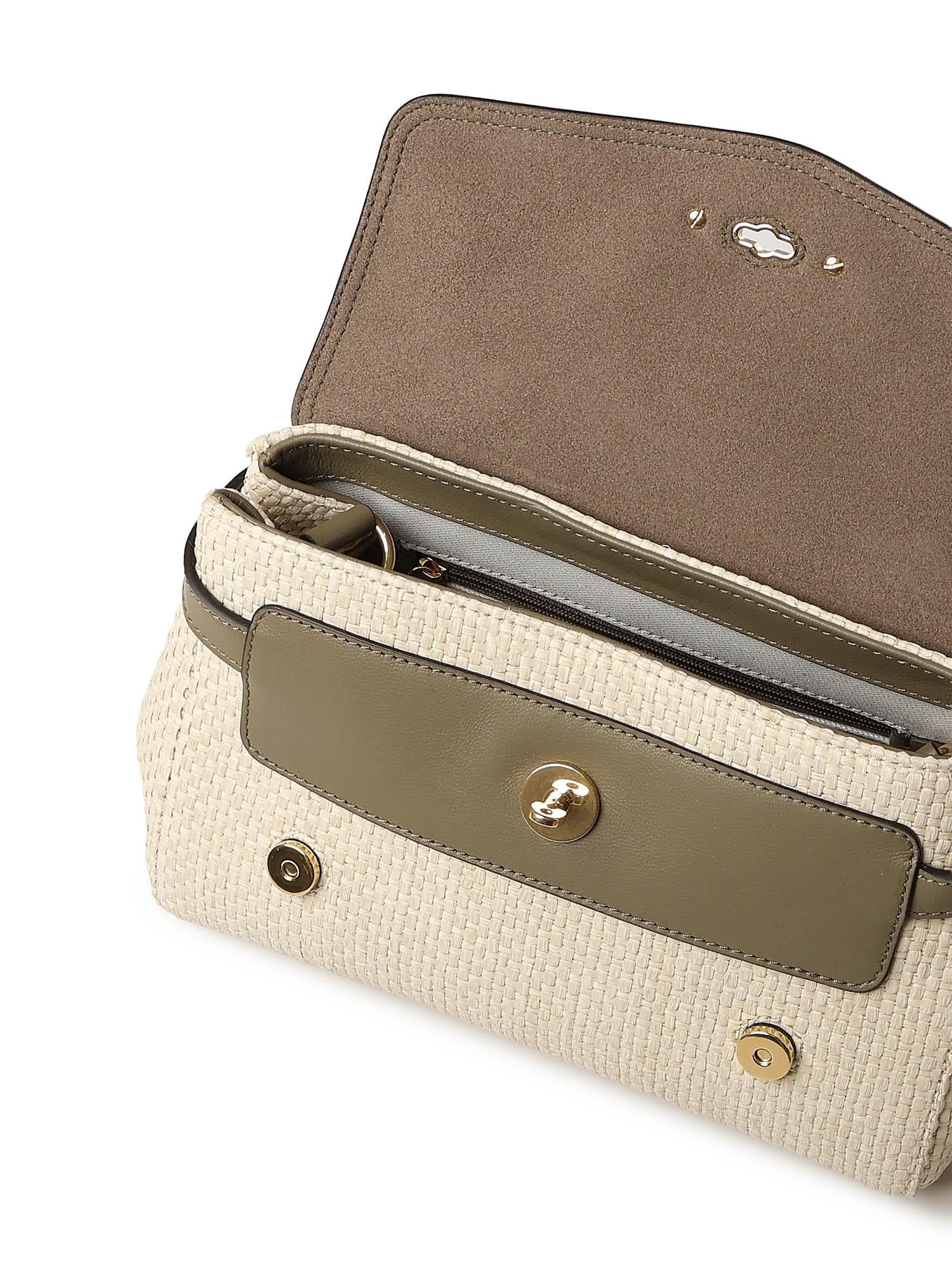 Mini bag Alexa in rafia e pelle RL8813 000Z050 MULBERRY 