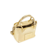 Mini bag in pelle con logo 73BP9VT02 LOLLI POPPOP GOLD V° 73 