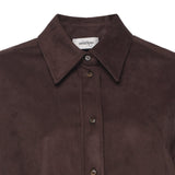 Camicia con fondo arrotondato DC5157 BROWN OTTOD'AME 