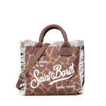 Borsa Colette in canvas di cotone con stampa COL0001 00900L MC2 SAINT BARTH 