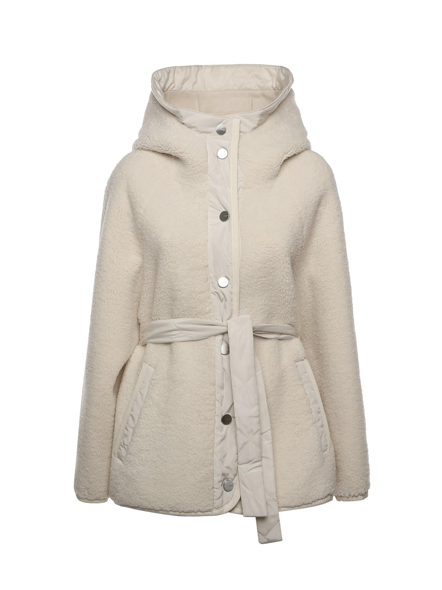 Caban corto effetto teddy 105473 A2QCC00 PINKO 