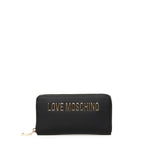 Portafoglio con logo lettering JC5611PP1MKD0 000 LOVE MOSCHINO 