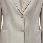 Blazer monopetto in lino 2611041052600 006 MAX MARA 