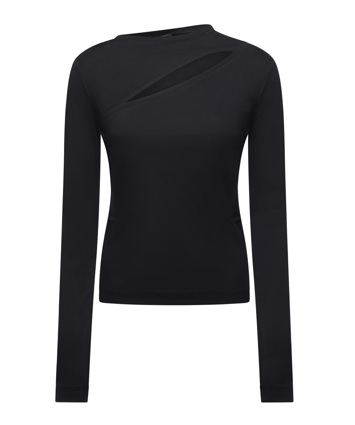 Maglia con dettaglio cut-out 106085 A308Z99 PINKO 