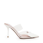 Mule Le Cœur in pelle verniciata AA3M053CK150 010 ALAIA 