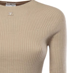 Maglione Solar a costine 125MPU130FI0049 1054 COURREGES 