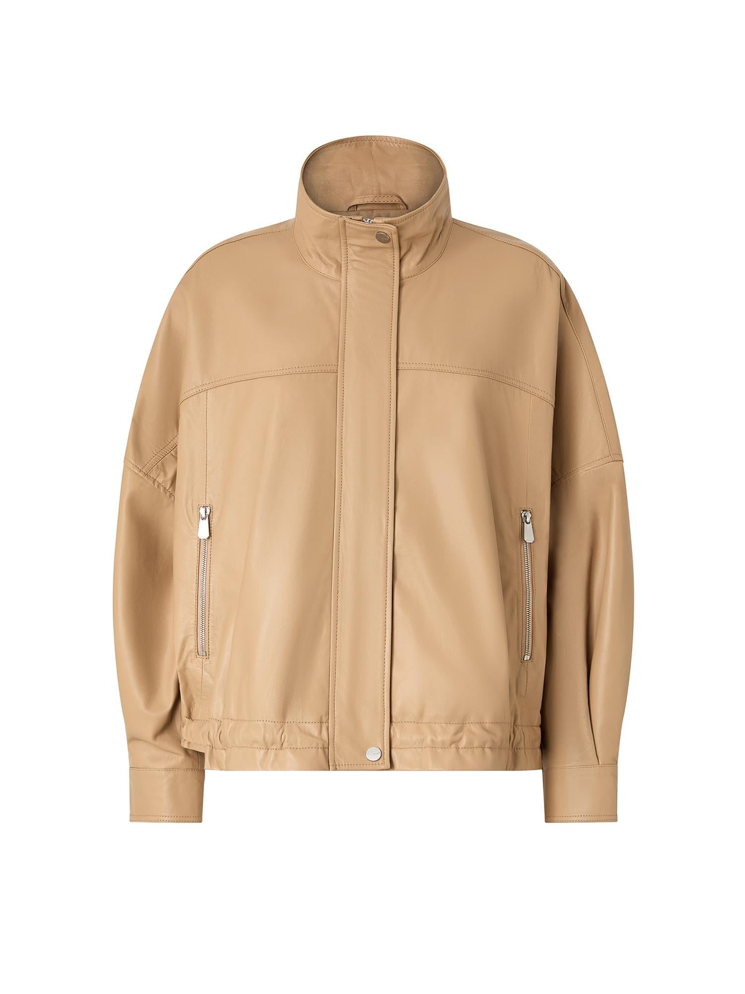 Giacca blouson in nappa 106235 A31YD41 PINKO 