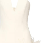 Abito Maya con piume ABITO MAYA IVORY THE ARCHIVIA 