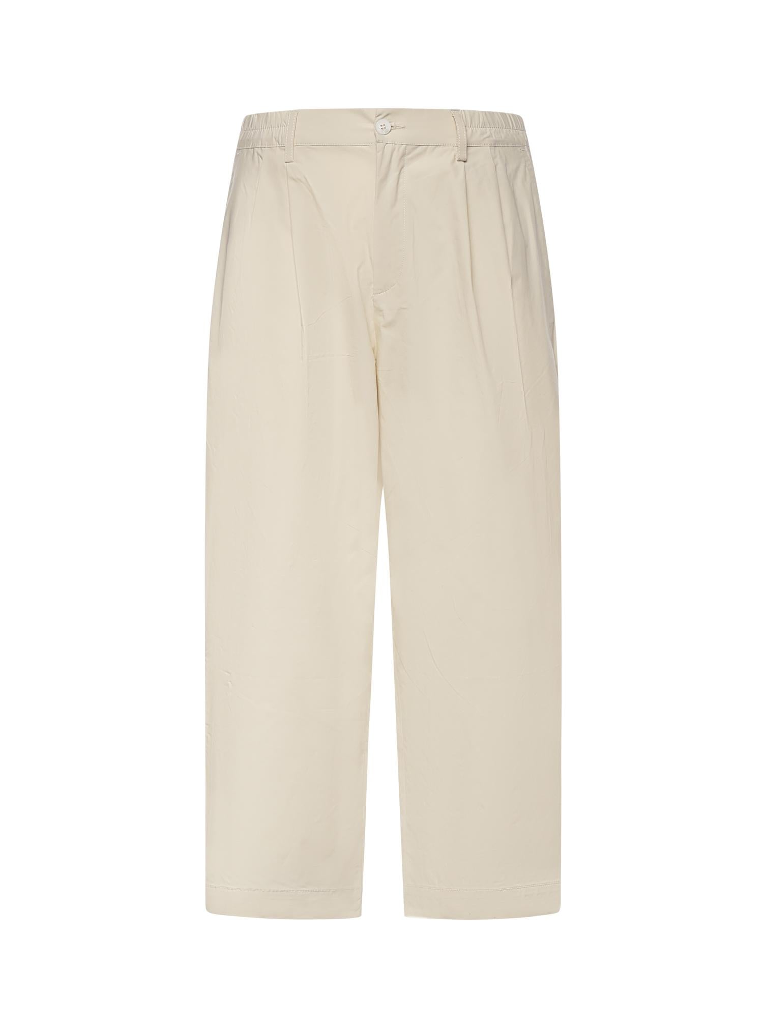 Pantaloni Merlo in cotone 026PA178PS BURRO WOC 