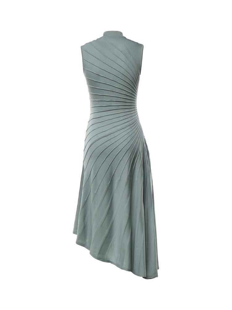 Abito midi modellante in lana AA9R2569K162C 680 ALAIA 