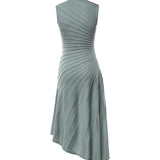Abito midi modellante in lana AA9R2569K162C 680 ALAIA 