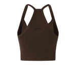 Canotta cropped con scollo asimmetrico 107304 A3IKL78 PINKO 