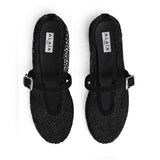 Ballerine in rete con strass AA3A029A023 999 ALAIA 