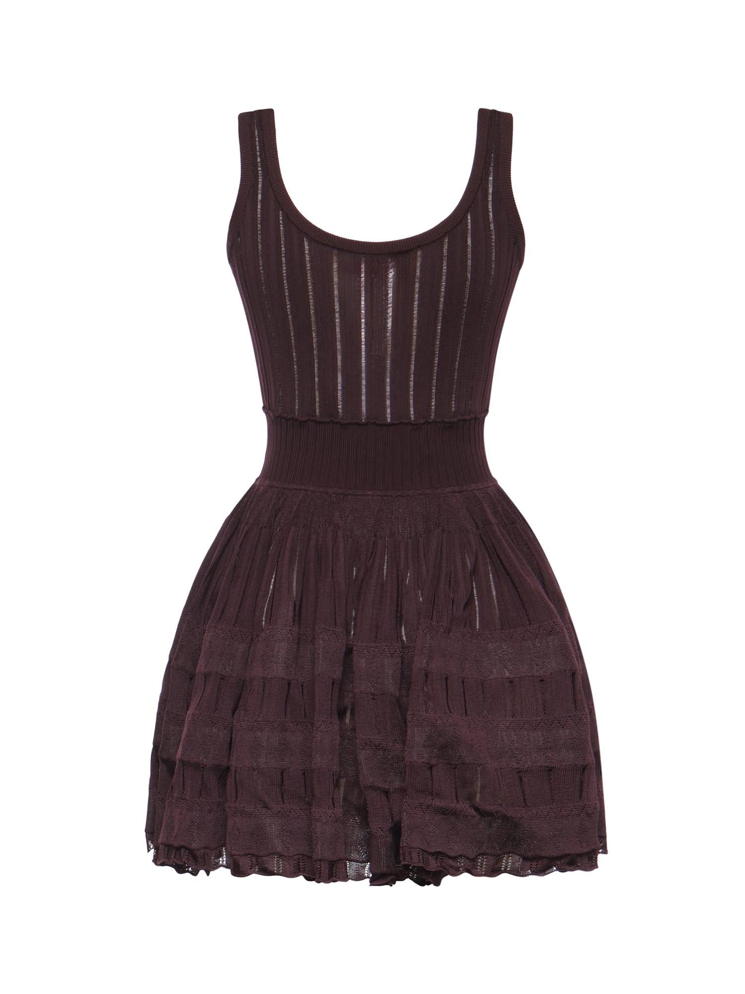 Abito in maglia Crinoline AA9R2246K198C 332 ALAIA 